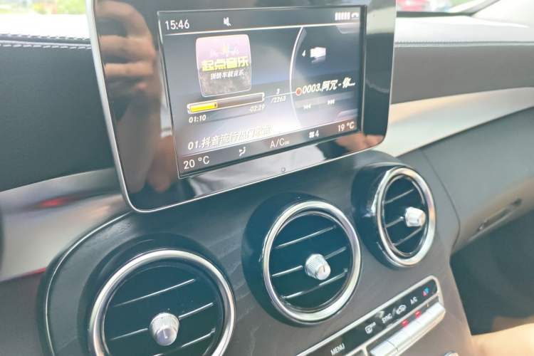 Used Mercedes-Benz C-Class 2017 Restyled C 180 L Fashion Edition Sport Version Audio And AC Panel