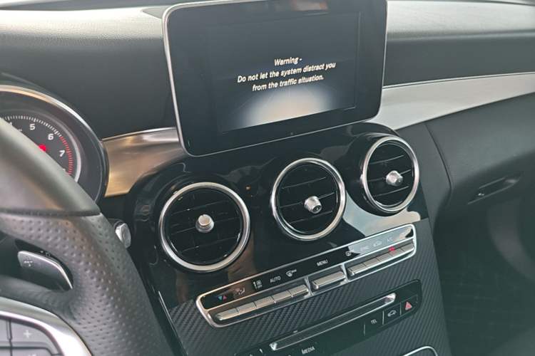 Used Mercedes-Benz C-Class 2017 C 200 Sport Edition Audio And AC Panel