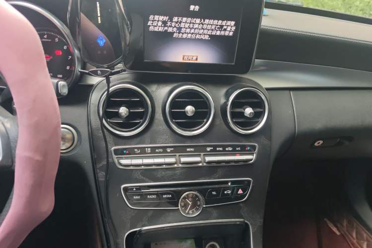 Used Mercedes-Benz C-Class 2017 Facelift C 200 L Sport Edition Audio And AC Panel