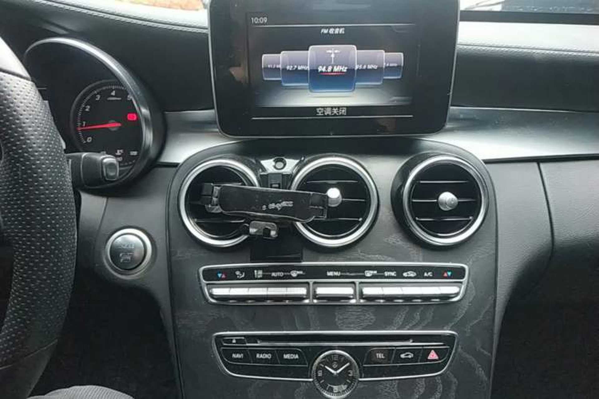 Used Mercedes-Benz C-Class 2017 C 180 L Sport Edition Audio And AC Panel
