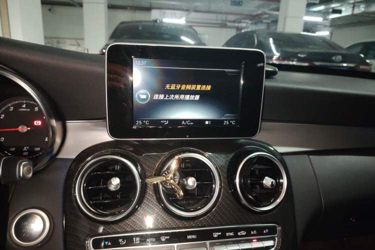 Used Mercedes-Benz C-Class 2017 C 200 Sport Edition Audio And AC Panel
