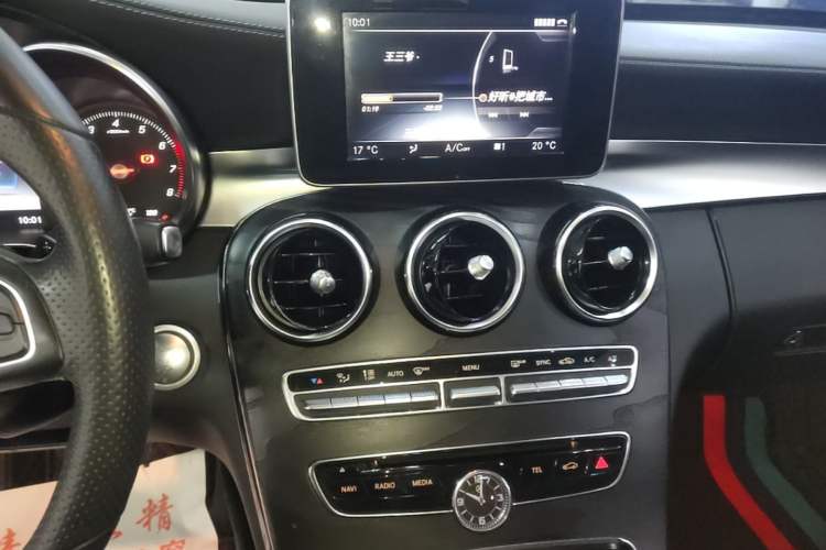 Used Mercedes-Benz C-Class 2017 C 200 L Sport Edition Audio And AC Panel