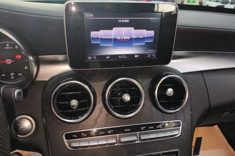 Used Mercedes-Benz C-Class 2017 Restyled C 180 L Fashion Edition Sport Version Audio And AC Panel