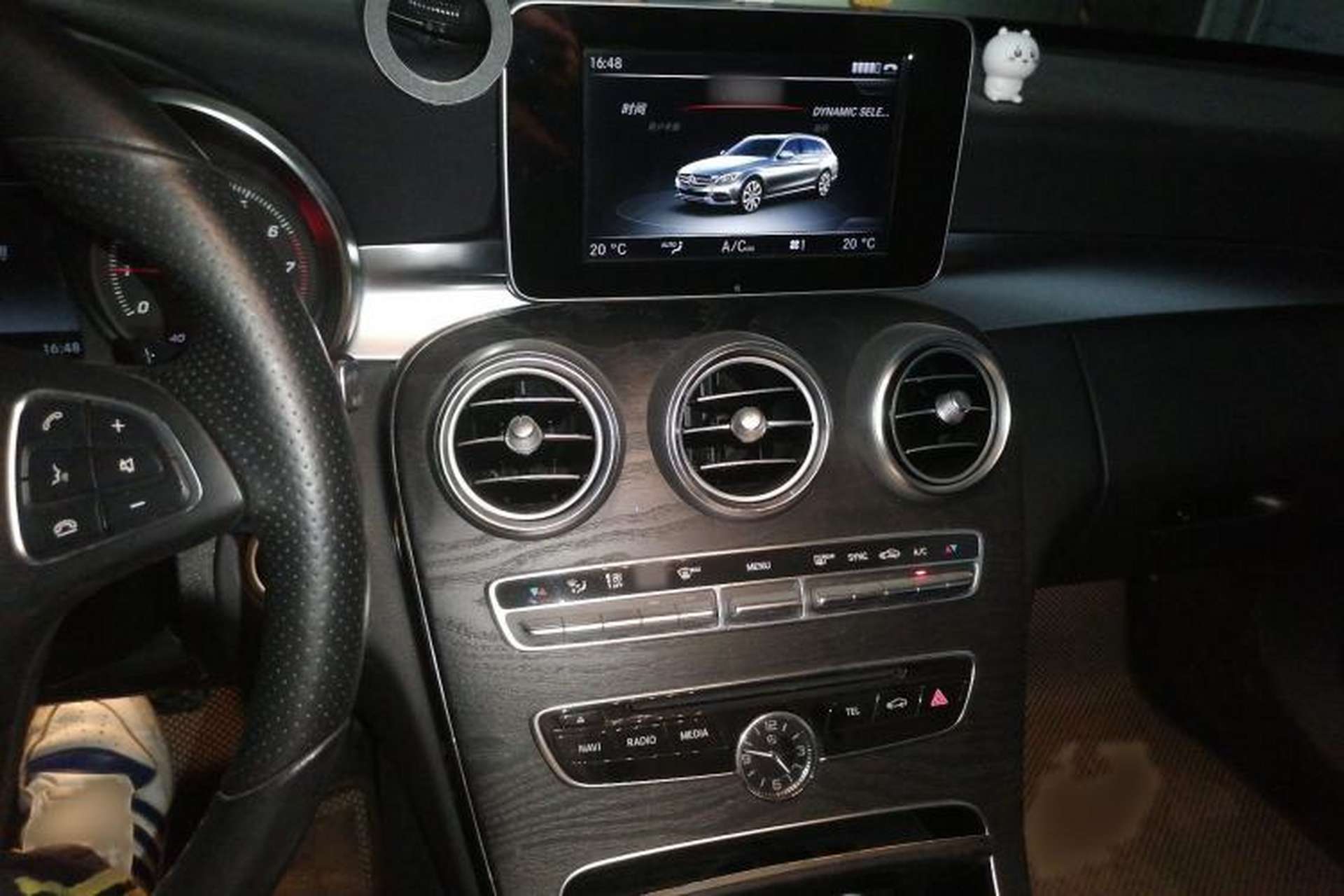 Used Mercedes-Benz C-Class 2017 Facelift C 180 Estate Audio And AC Panel