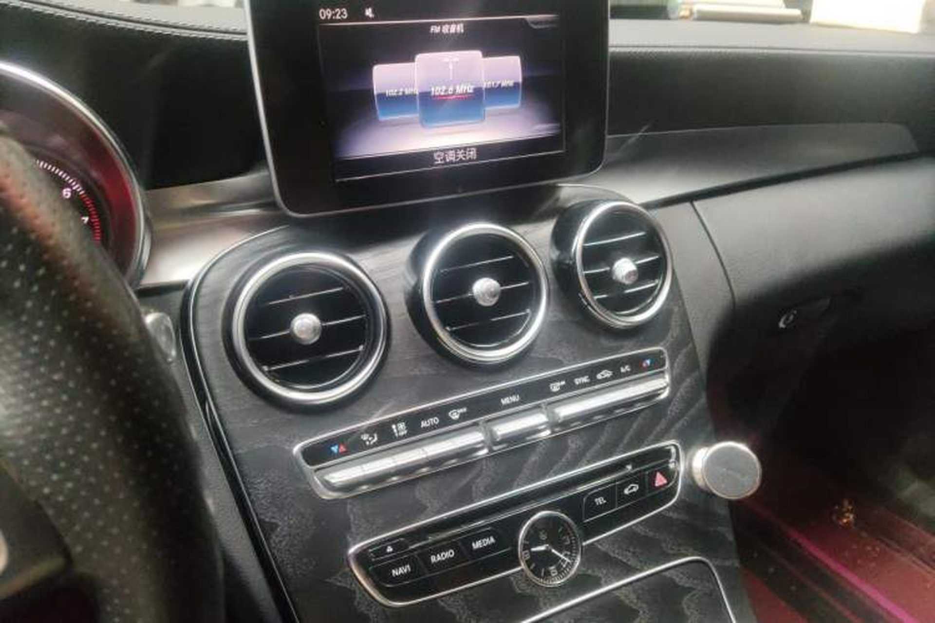 Used Mercedes-Benz C-Class 2017 Restyled C 180 L Fashion Edition Sport Version Audio And AC Panel