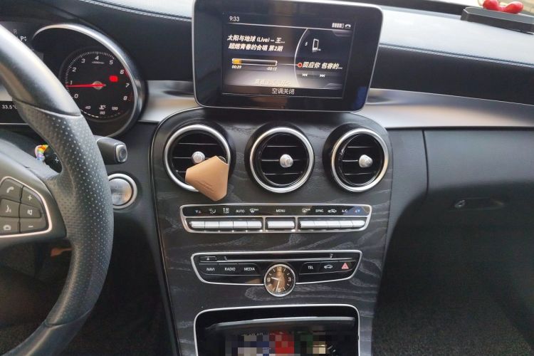 Used Mercedes-Benz C-Class 2017 Facelift C 200 L Sport Edition Audio And AC Panel