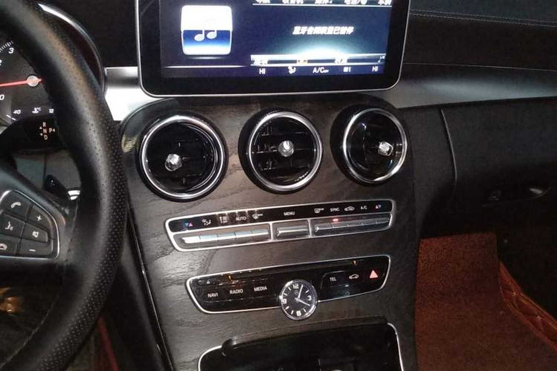 Used Mercedes-Benz C-Class 2017 C 180 L Sport Edition Audio And AC Panel