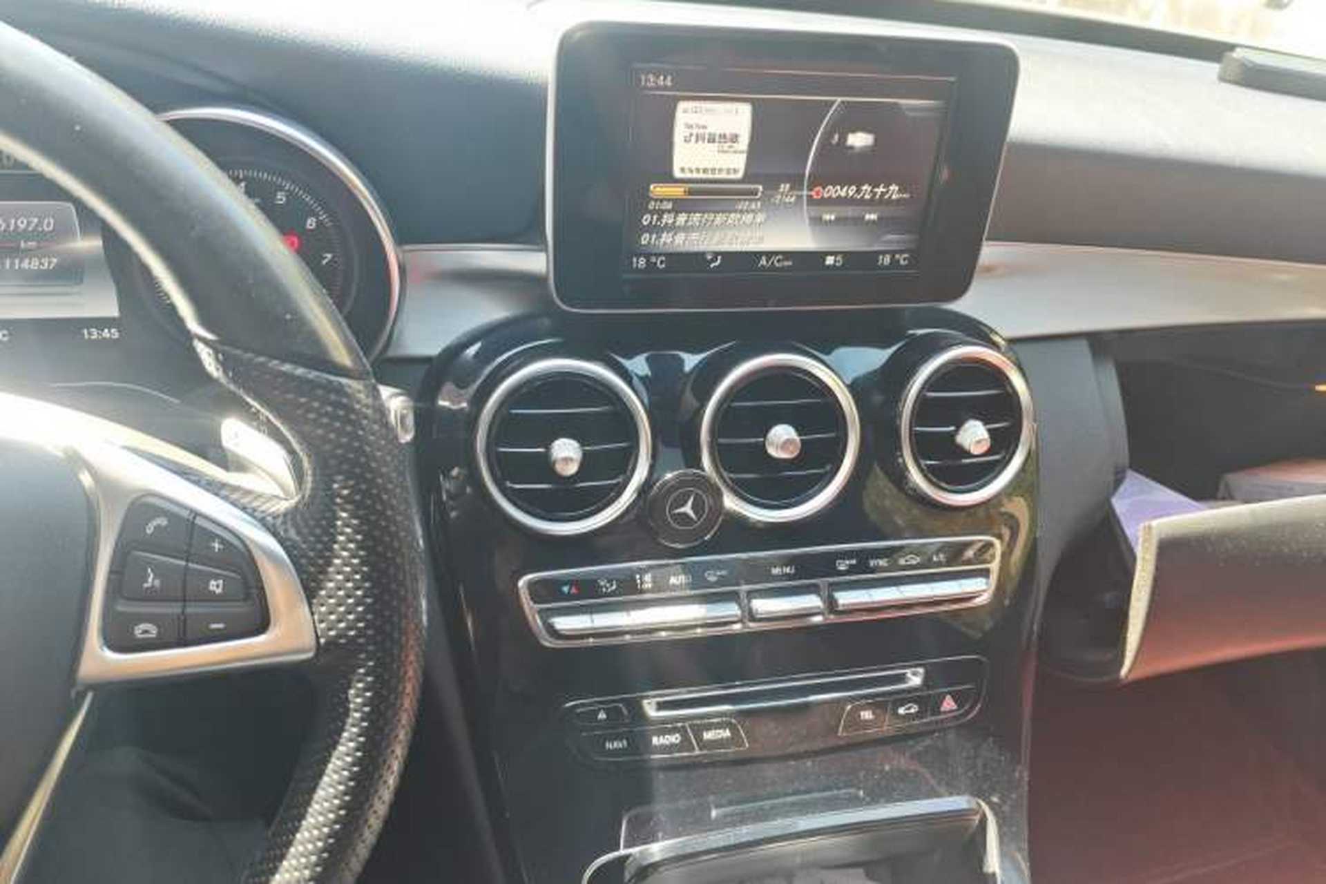 Used Mercedes-Benz C-Class 2017 Restyled C 200 Sport Edition Audio And AC Panel