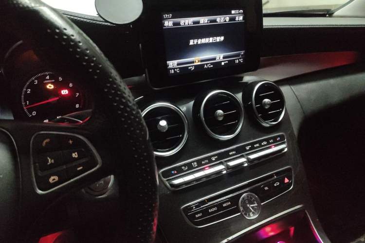 Used Mercedes-Benz C-Class 2017 C 200 L Sport Edition Audio And AC Panel