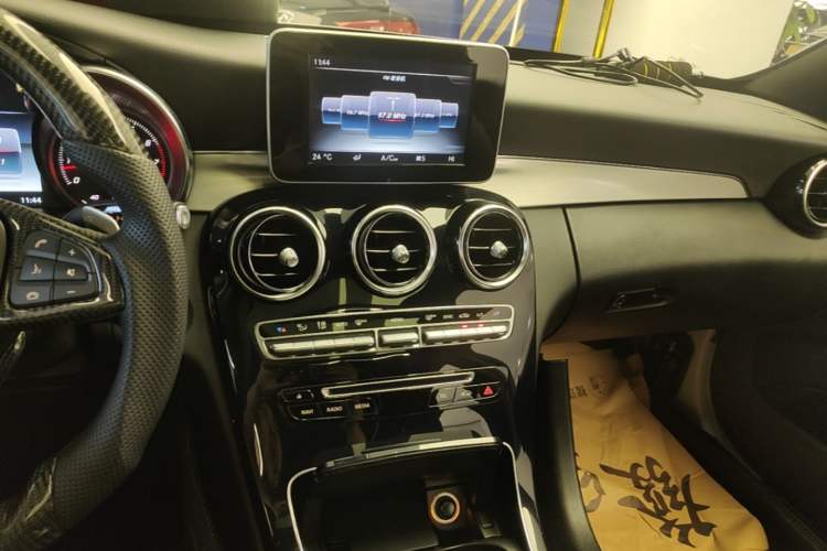 Used Mercedes-Benz C-Class 2017 C 200 Sport Edition Audio And AC Panel