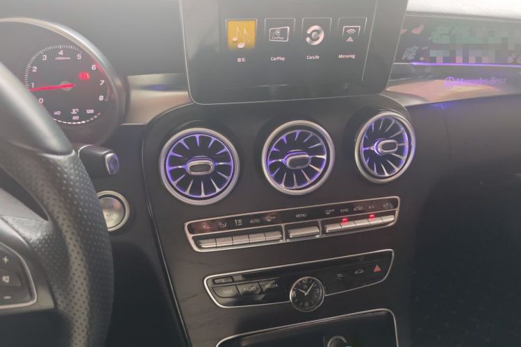 Used Mercedes-Benz C-Class 2017 C 200 L 4MATIC Sport Edition Audio And AC Panel