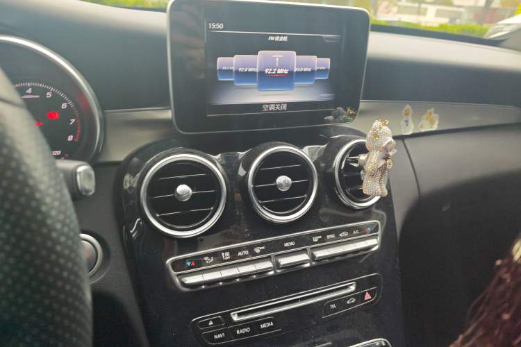 Used Mercedes-Benz C-Class 2017 C 200 Sport Edition Audio And AC Panel