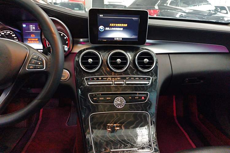 Used Mercedes-Benz C-Class 2017 C 200 L Sport Edition Audio And AC Panel