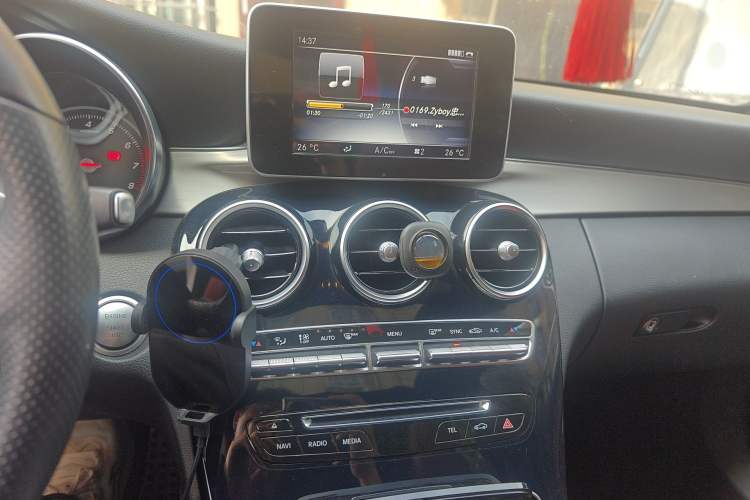 Used Mercedes-Benz C-Class 2017 Restyled C 200 Sport Edition Audio And AC Panel
