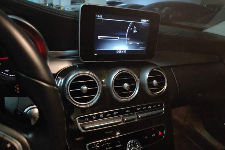 Used Mercedes-Benz C-Class 2017 C 200 L Audio And AC Panel