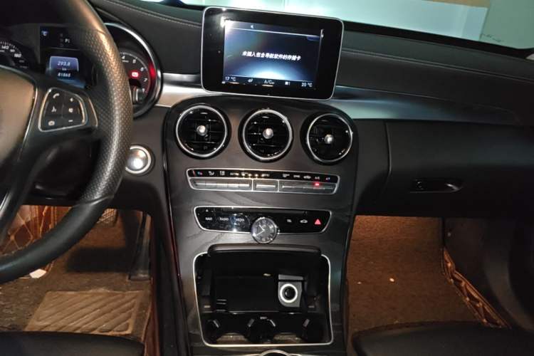 Used Mercedes-Benz C-Class 2017 C 180 L Sport Edition Audio And AC Panel