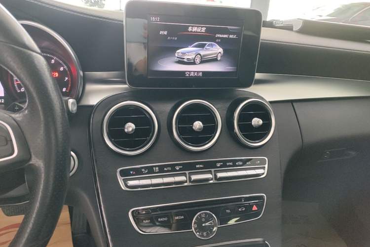 Used Mercedes-Benz C-Class 2017 Restyled C 180 L Fashion Edition Sport Version Audio And AC Panel