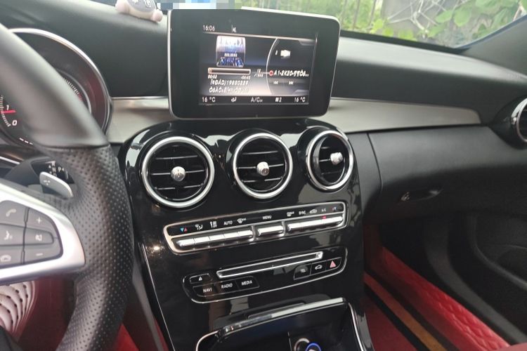 Used Mercedes-Benz C-Class 2017 C 200 Sport Edition Audio And AC Panel