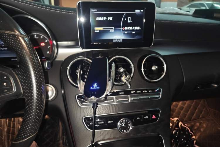 Used Mercedes-Benz C-Class 2017 Revised C 180 L Dynamic Sports Edition Audio And AC Panel