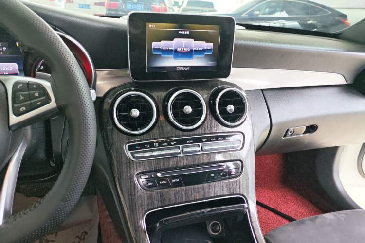 Used Mercedes-Benz C-Class 2017 Restyled C 200 Sport Edition Audio And AC Panel