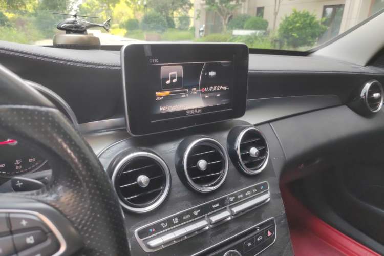 Used Mercedes-Benz C-Class 2017 C 200 L Sport Edition Audio And AC Panel