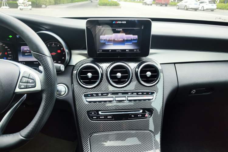 Used Mercedes-Benz C-Class 2017 C 200 Sport Edition Audio And AC Panel