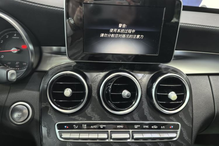 Used Mercedes-Benz C-Class 2017 Facelift C 200 L Sport Edition Audio And AC Panel