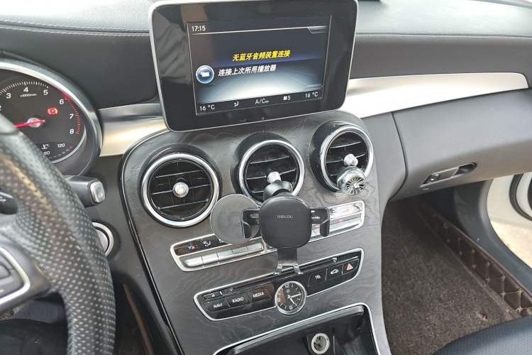 Used Mercedes-Benz C-Class 2017 C 180 L Sport Edition Audio And AC Panel