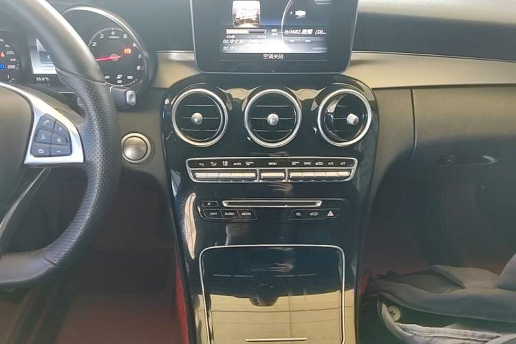 Used Mercedes-Benz C-Class 2017 Restyled C 200 Sport Edition Audio And AC Panel