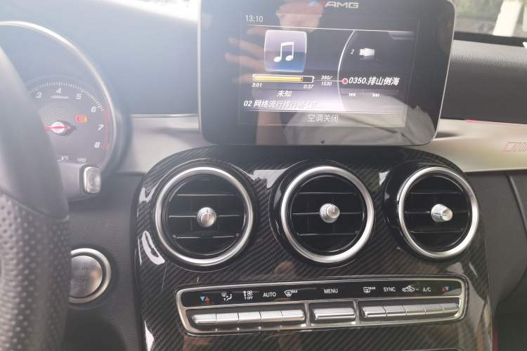 Used Mercedes-Benz C-Class 2017 Restyled C 200 Sport Edition Audio And AC Panel
