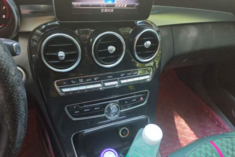 Used Mercedes-Benz C-Class 2017 C 200 L Sport Edition Audio And AC Panel