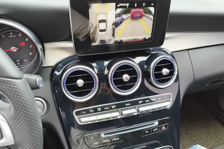 Used Mercedes-Benz C-Class 2017 C 200 Sport Edition Audio And AC Panel