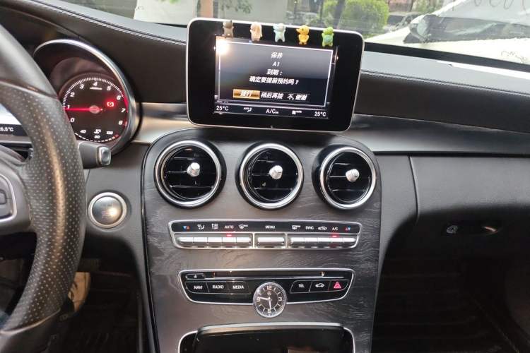 Used Mercedes-Benz C-Class 2017 Restyled C 200 Sport Edition Audio And AC Panel