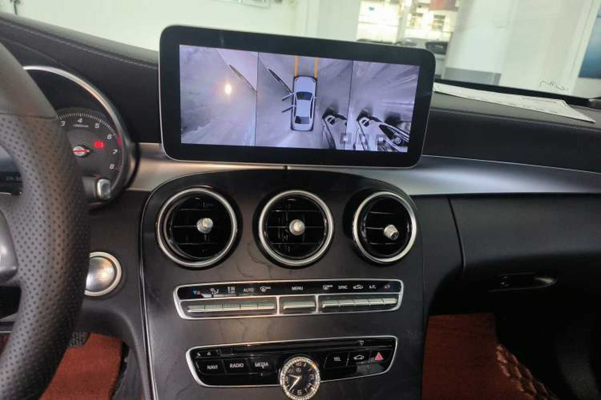 Used Mercedes-Benz C-Class 2017 Facelift C 200 L Sport Edition Audio And AC Panel