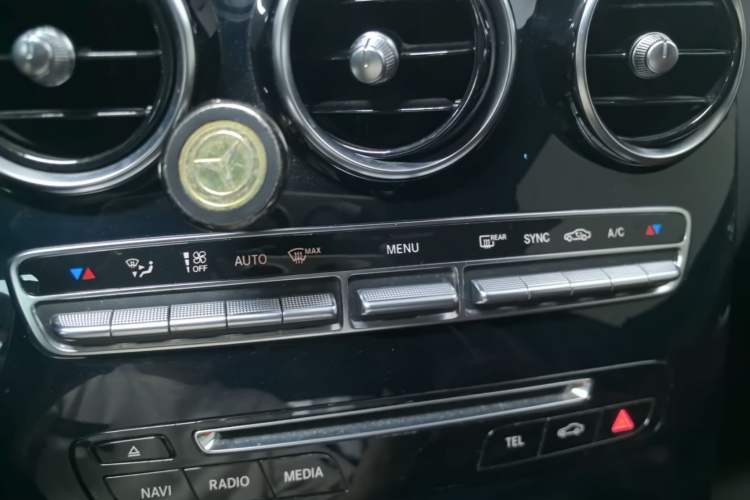 Used Mercedes-Benz C-Class 2017 Restyled C 200 Sport Edition Audio And AC Panel
