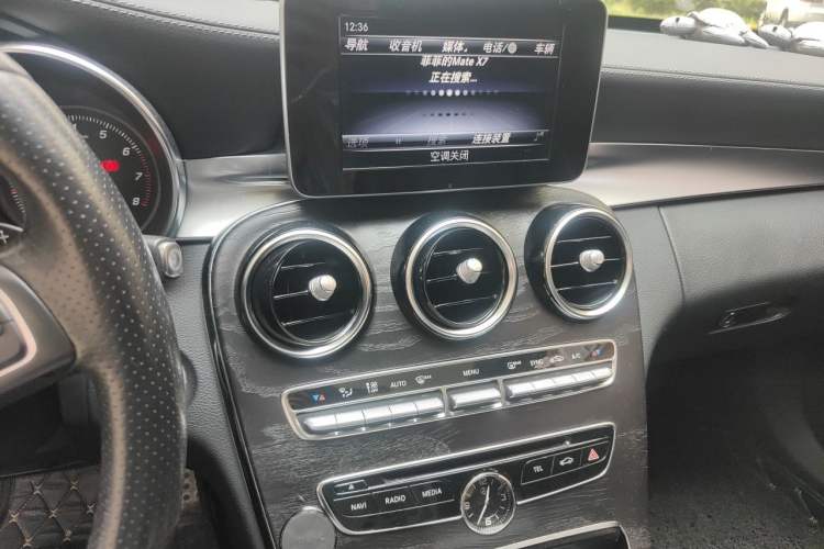 Used Mercedes-Benz C-Class 2017 C 200 L Sport Edition Audio And AC Panel