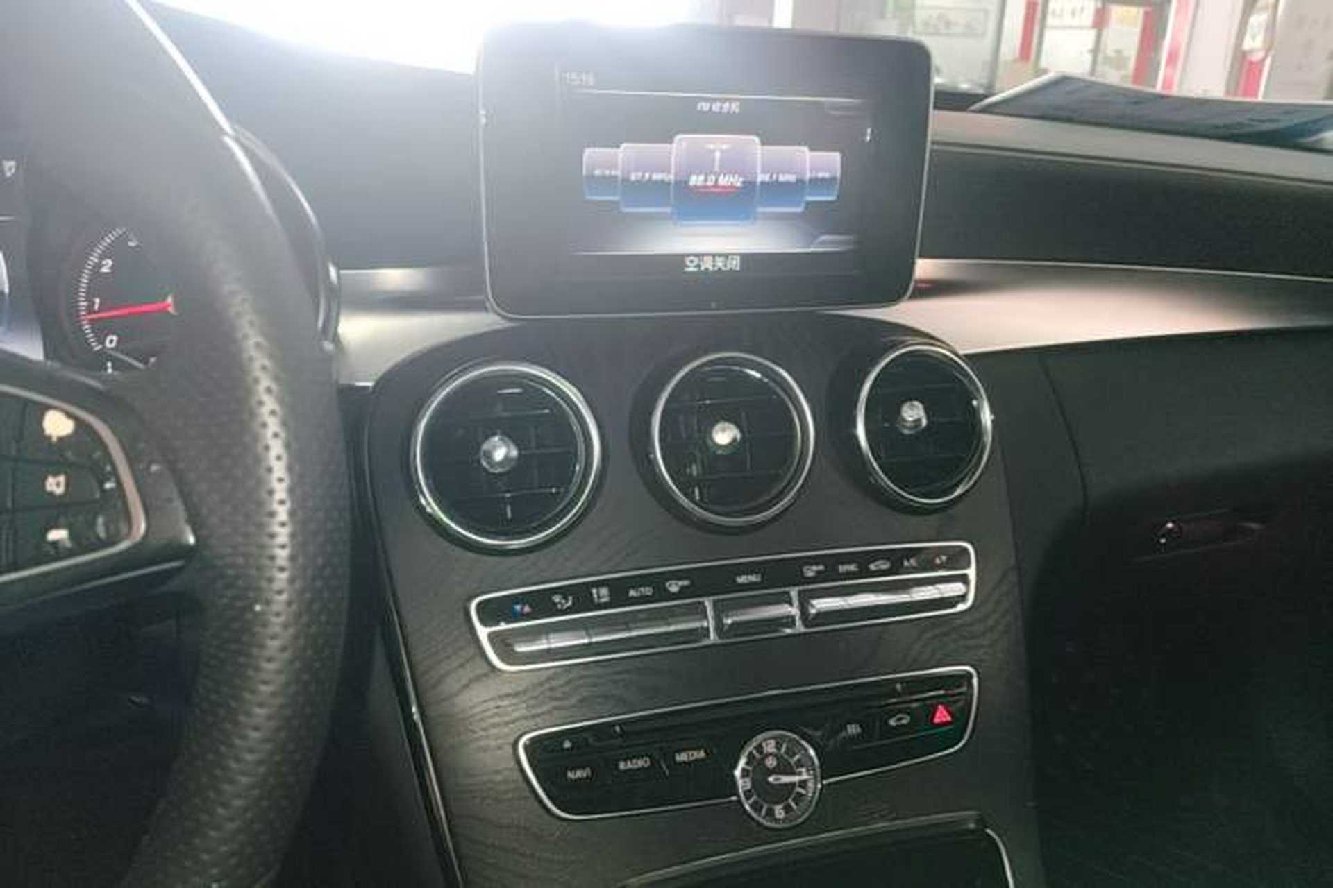 Used Mercedes-Benz C-Class 2017 C 200 L Sport Edition Audio And AC Panel