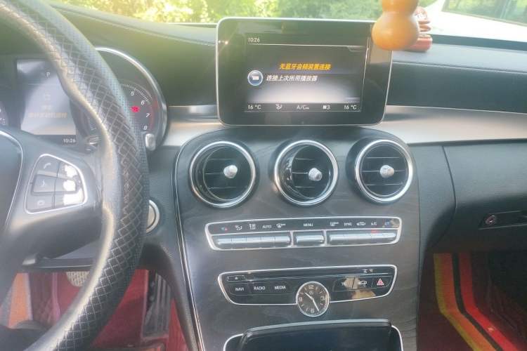 Used Mercedes-Benz C-Class 2017 C 200 L Sport Edition Audio And AC Panel