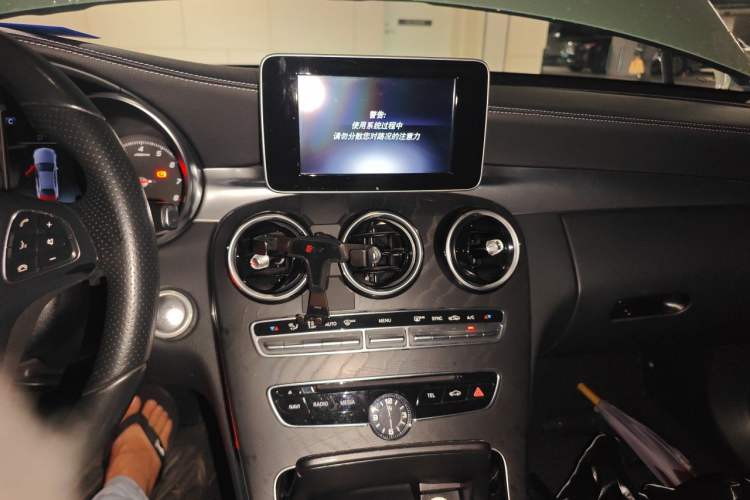 Used Mercedes-Benz C-Class 2017 Restyled C 200 Sport Edition Audio And AC Panel