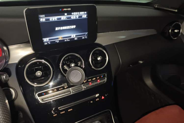 Used Mercedes-Benz C-Class 2017 Restyled C 200 Sport Edition Audio And AC Panel