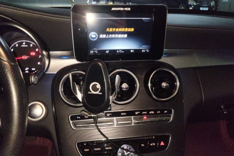Used Mercedes-Benz C-Class 2017 Restyled C 200 Sport Edition Audio And AC Panel