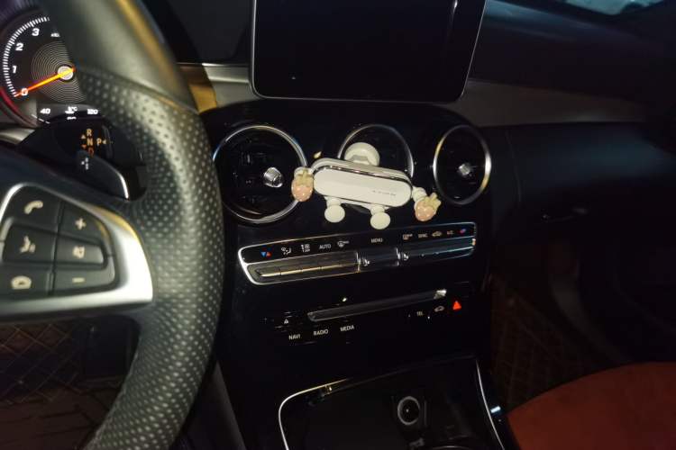 Used Mercedes-Benz C-Class 2017 C 200 Sport Edition Audio And AC Panel