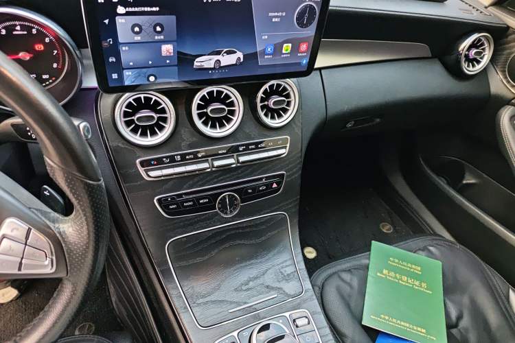 Used Mercedes-Benz C-Class 2017 Facelifted C 180 L Stylish Edition Audio And AC Panel