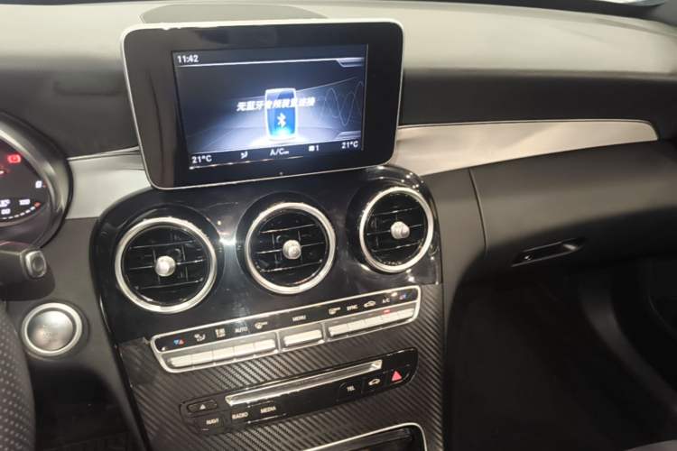 Used Mercedes-Benz C-Class 2017 Restyled C 200 Sport Edition Audio And AC Panel