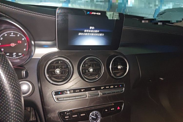 Used Mercedes-Benz C-Class 2017 Revised C 180 L Dynamic Sports Edition Audio And AC Panel
