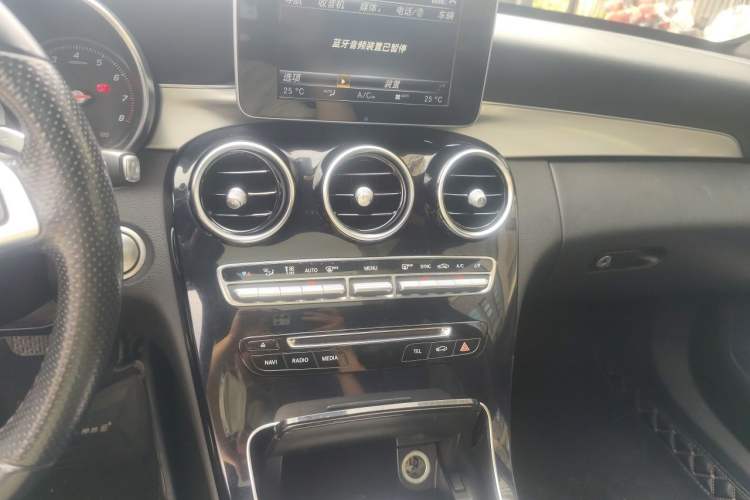 Used Mercedes-Benz C-Class 2017 Restyled C 200 Sport Edition Audio And AC Panel