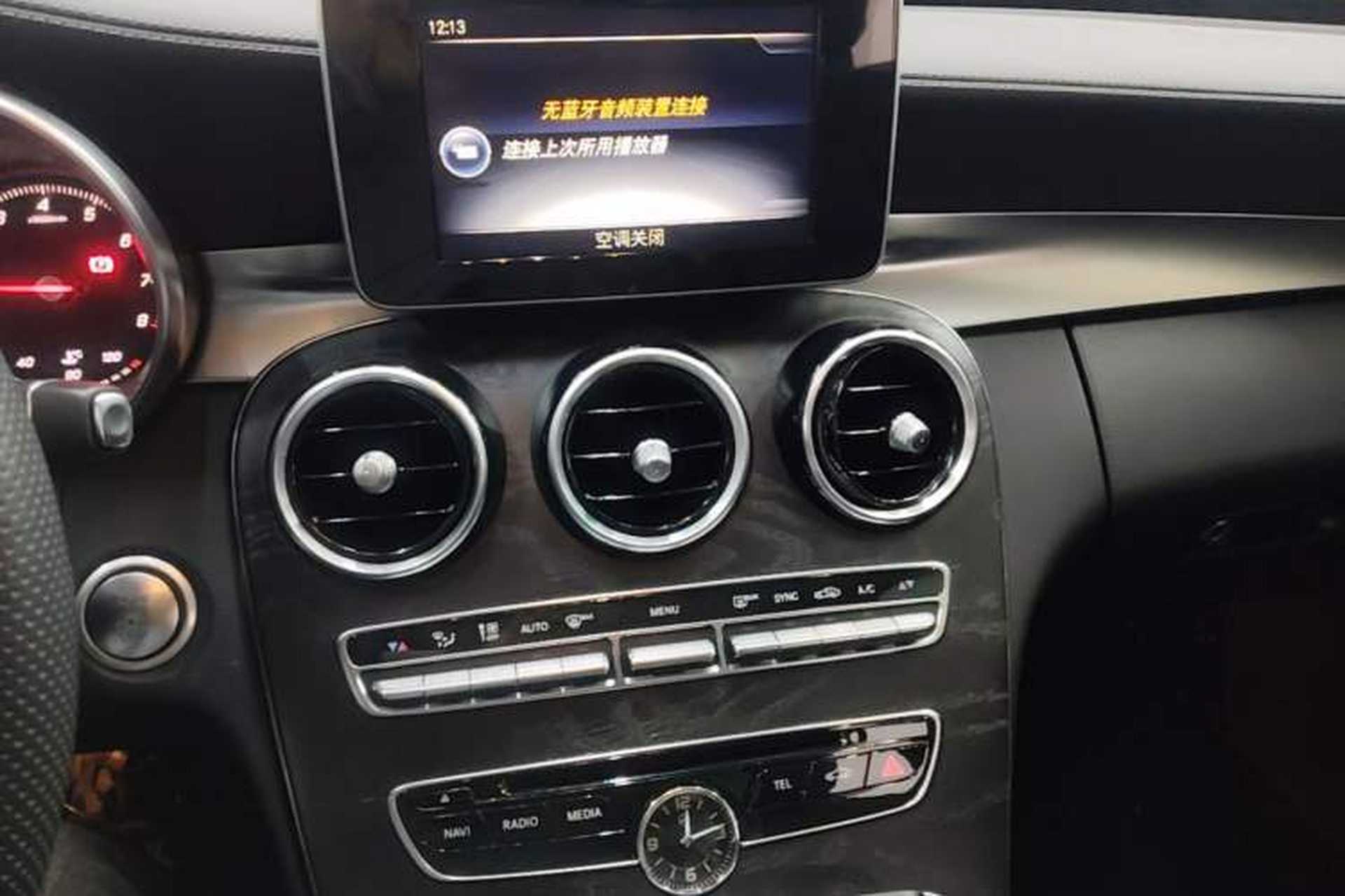 Used Mercedes-Benz C-Class 2017 C 200 L Sport Edition Audio And AC Panel