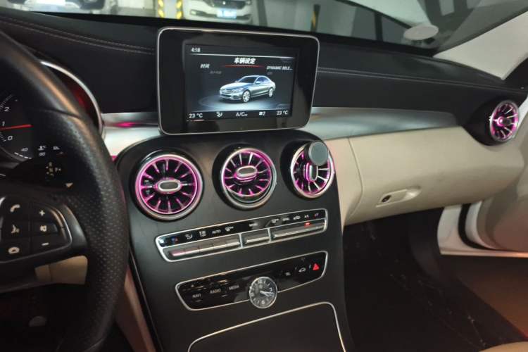 Used Mercedes-Benz C-Class 2017 C 200 L Audio And AC Panel