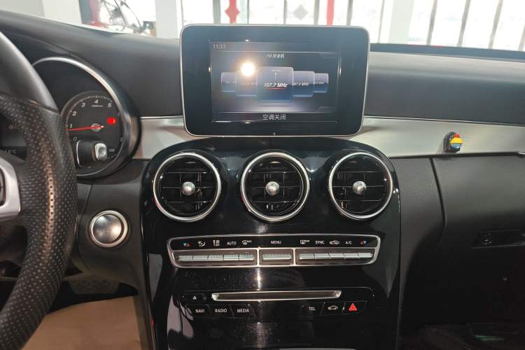 Used Mercedes-Benz C-Class 2017 C 200 Sport Edition Audio And AC Panel