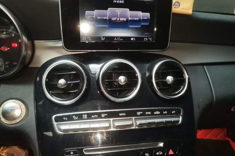 Used Mercedes-Benz C-Class 2017 Restyled C 200 Sport Edition Audio And AC Panel